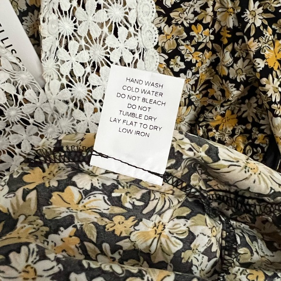 ELLISON High-Neck Ruffled Smock Mini Dress | S - Picture 10 of 11